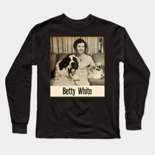 betty white vintage Long Sleeve T-Shirt